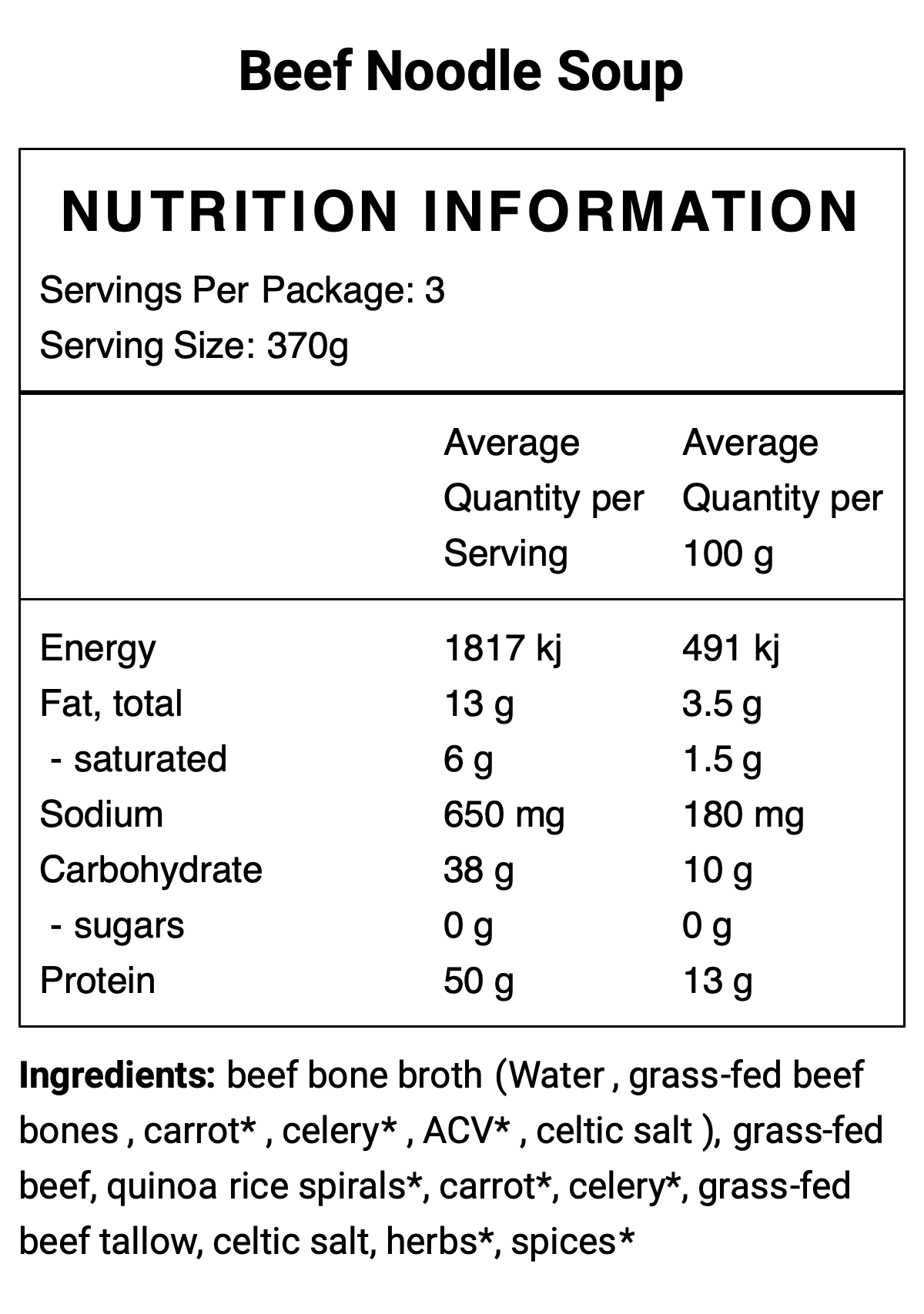 Beef Noodle Soup