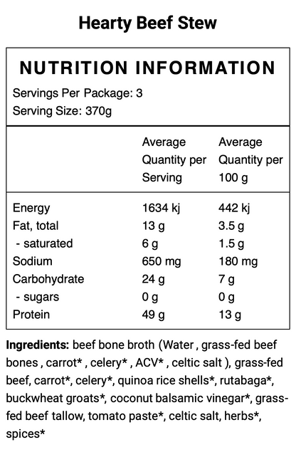 Hearty Beef Stew