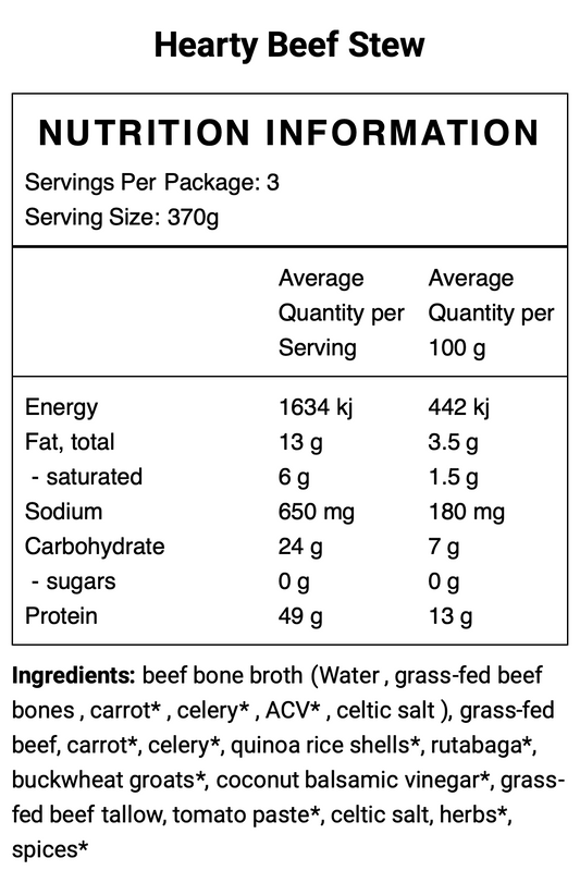 Hearty Beef Stew